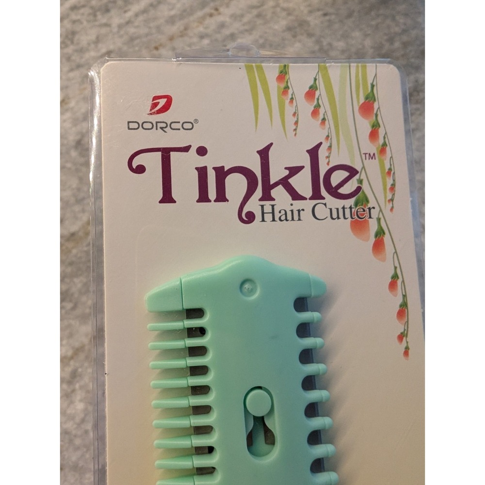 Dorco Tinkle Hair Cutter Razor Comb‎ Green - Picture 3 of 5